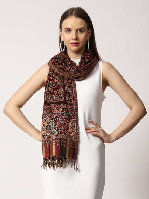 Women's Jamawar Wool Stole